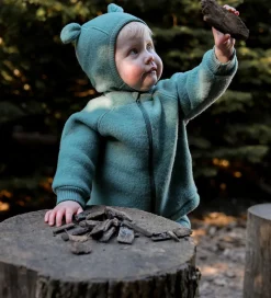 Elefanthue - Uld - 1-lags - Balsam Green m. Ører|Mikk-Line Clearance