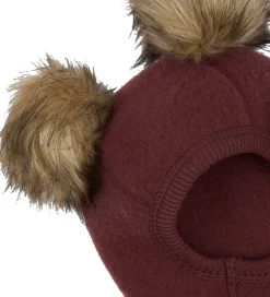 Elefanthue - Uld - 1-lags - Rum Raisin m. Kvaste|Mikk-Line Sale