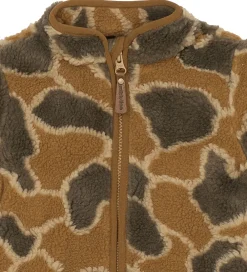 Fleecejakke - Burlwood m. Camouflage|Mikk-Line Clearance