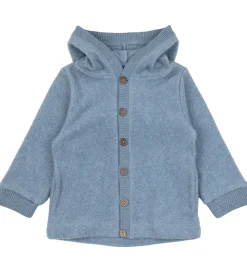 Fleecetrøje - Faded Denim Melange|Mikk-Line Outlet