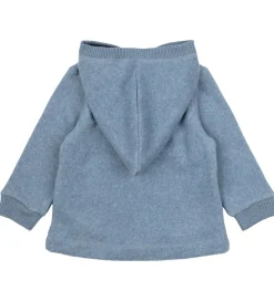 Fleecetrøje - Faded Denim Melange|Mikk-Line Outlet