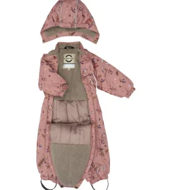 Flyverdragt - AOP Floral - Burlwood|Mikk-Line