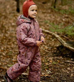 Flyverdragt - Floral - Burlwood m. Print|Mikk-Line Best