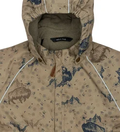 Flyverdragt - Forrest - Coriander m. Print|Mikk-Line Online