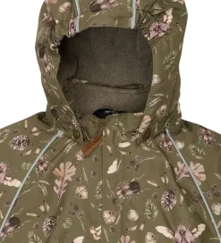 Flyverdragt - Forrest - Burnt Olive m. Print|Mikk-Line Best