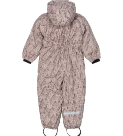 Flyverdragt - PU - Recycled - Cloud Gray m. Print|Mikk-Line Hot