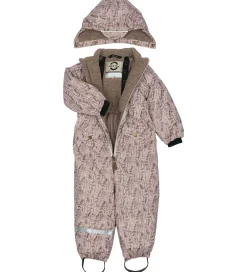 Flyverdragt - PU - Recycled - Cloud Gray m. Print|Mikk-Line Hot