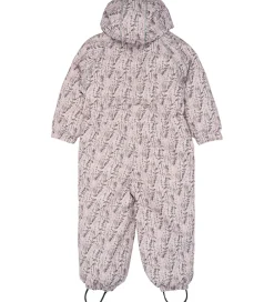 Flyverdragter - Floral - Cloud Gray m. Print|Mikk-Line