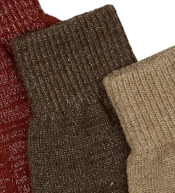 Handsker - Uld/Polyamid - 3-pak - Apple Butter-Chocola|Mikk-Line Outlet