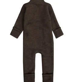 Køredragt - Uld - Dark Brown Melange|Mikk-Line Sale