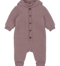 Køredragt m. Hætte - Uld - Twilight Mauve|Mikk-Line Best