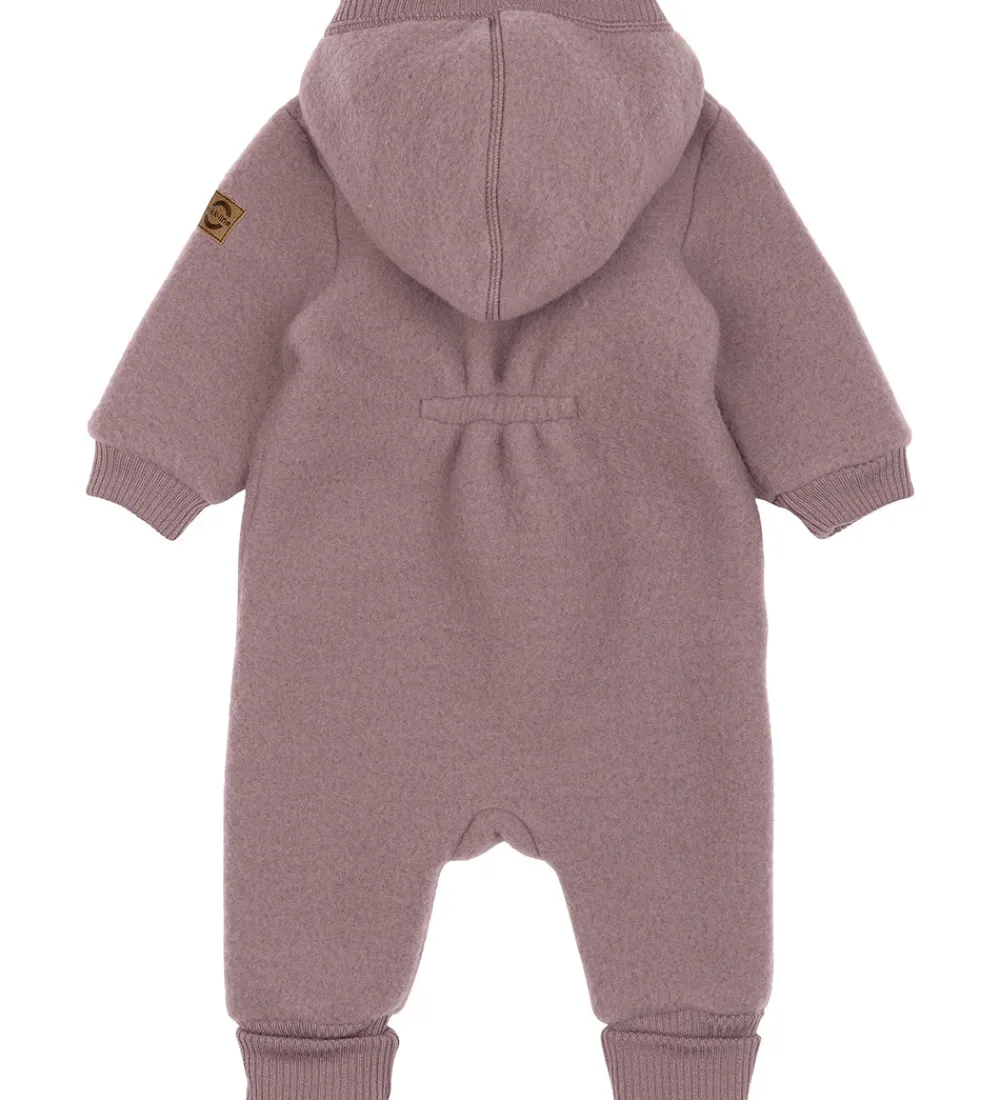 Køredragt m. Hætte - Uld - Twilight Mauve|Mikk-Line Best