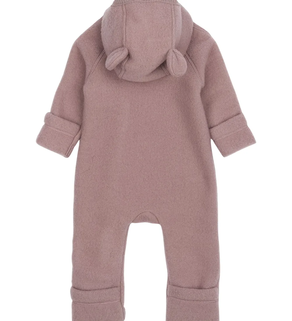 Køredragt m. Hætte - Uld - Twilight Mauve|Mikk-Line Online