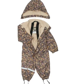 Regndragt m. For - PU - Raisin m. Blomster|Mikk-Line Sale