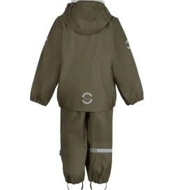 Regntøj - Recycled - PU - Dusty Olive|Mikk-Line Hot