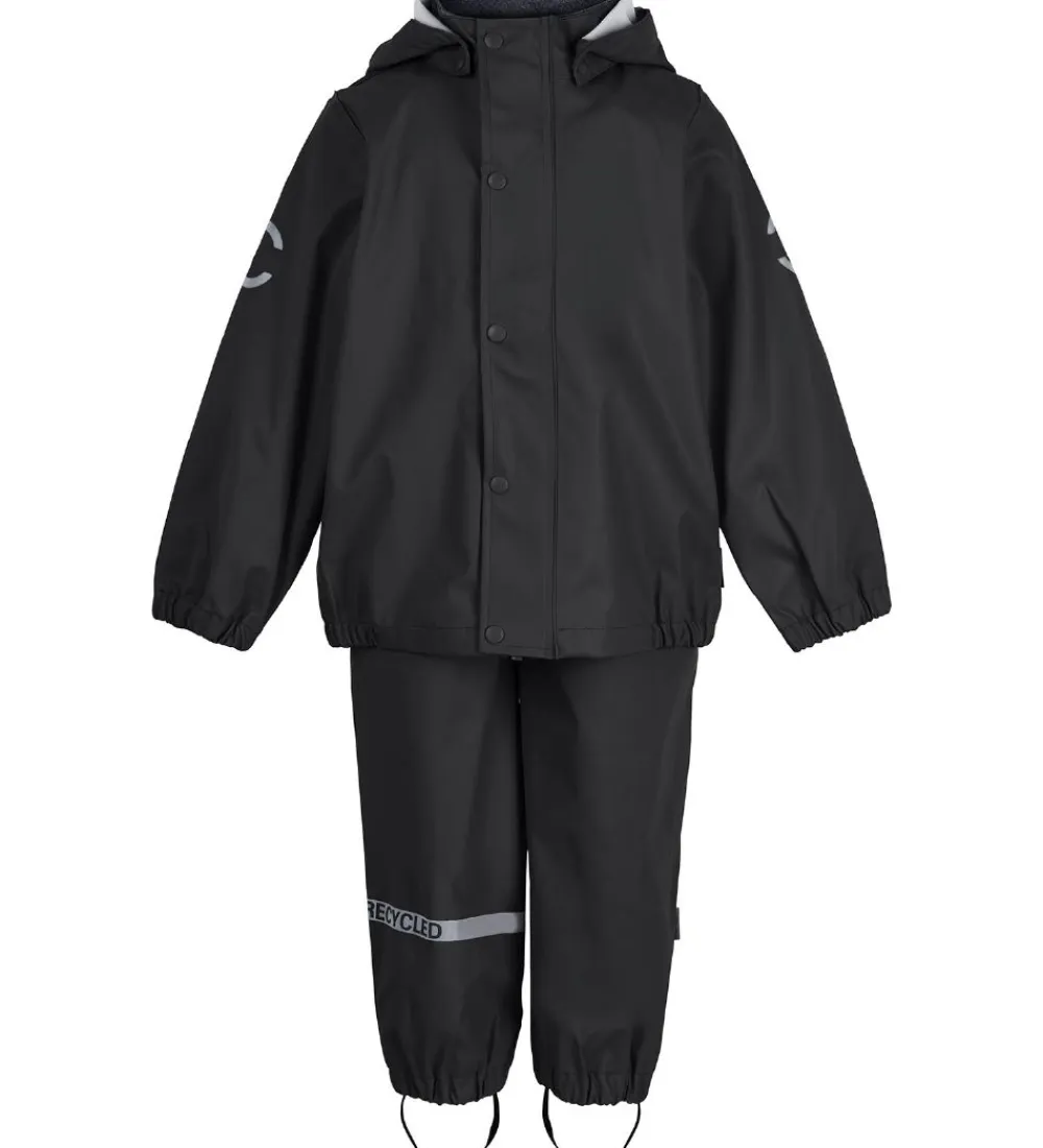 Regntøj - Recycled - PU - Black|Mikk-Line