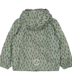 Regntøj m. Fleece - PU - Iceberg Green|Mikk-Line New