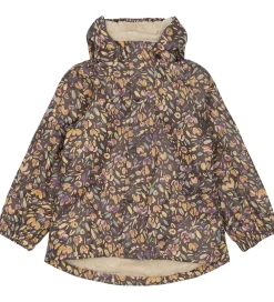 Regntøj m. For - PU - Raisin m. Blomster|Mikk-Line Best
