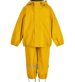 Regntøj m. Seler - PU - Recycled - Sunflower|Mikk-Line Outlet