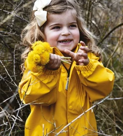 Regntøj m. Seler - PU - Recycled - Sunflower|Mikk-Line Outlet