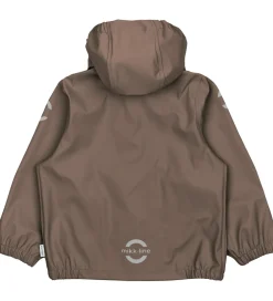 Regntøj m. Seler - PU - Chocolate Chip|Mikk-Line Outlet