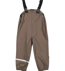 Regntøj m. Seler - PU - Chocolate Chip|Mikk-Line Outlet