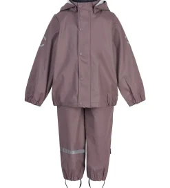 Regntøj m. Seler - PU - Recycled - Twilight Mauve|Mikk-Line Discount