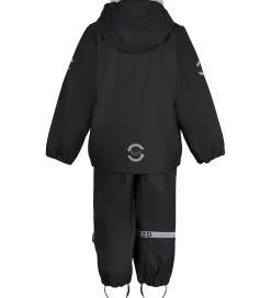 Regntøj m. Seler - PU - Recycled - Black|Mikk-Line Outlet