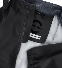 Regntøj m. Seler - PU - Recycled - Black|Mikk-Line Outlet