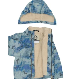 Regntøj m. Seler/For - Blue Nights m. Bjerge|Mikk-Line