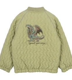 Sommerjakke - Gray Green m. Drage|Mikk-Line Discount