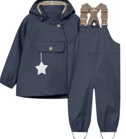 Regntøj m. Seler - PU - MatWainis - Ombre Blue|Mini A Ture Discount