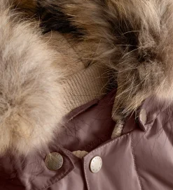 Vinterjakke - MatWally Fleece/Fur - Peppercorn Plum|Mini A Ture Hot