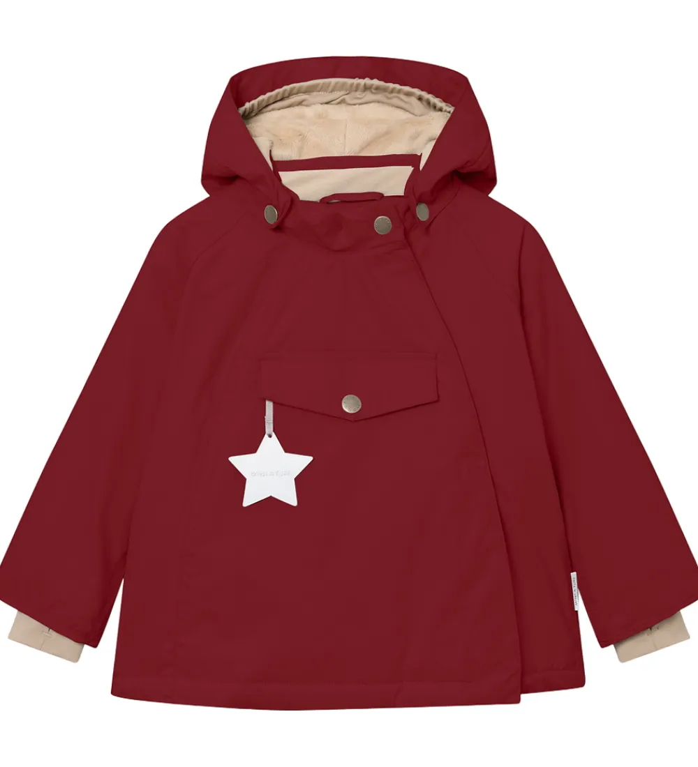 Vinterjakke - MatWang Fleece - Red Merlot|Mini A Ture New