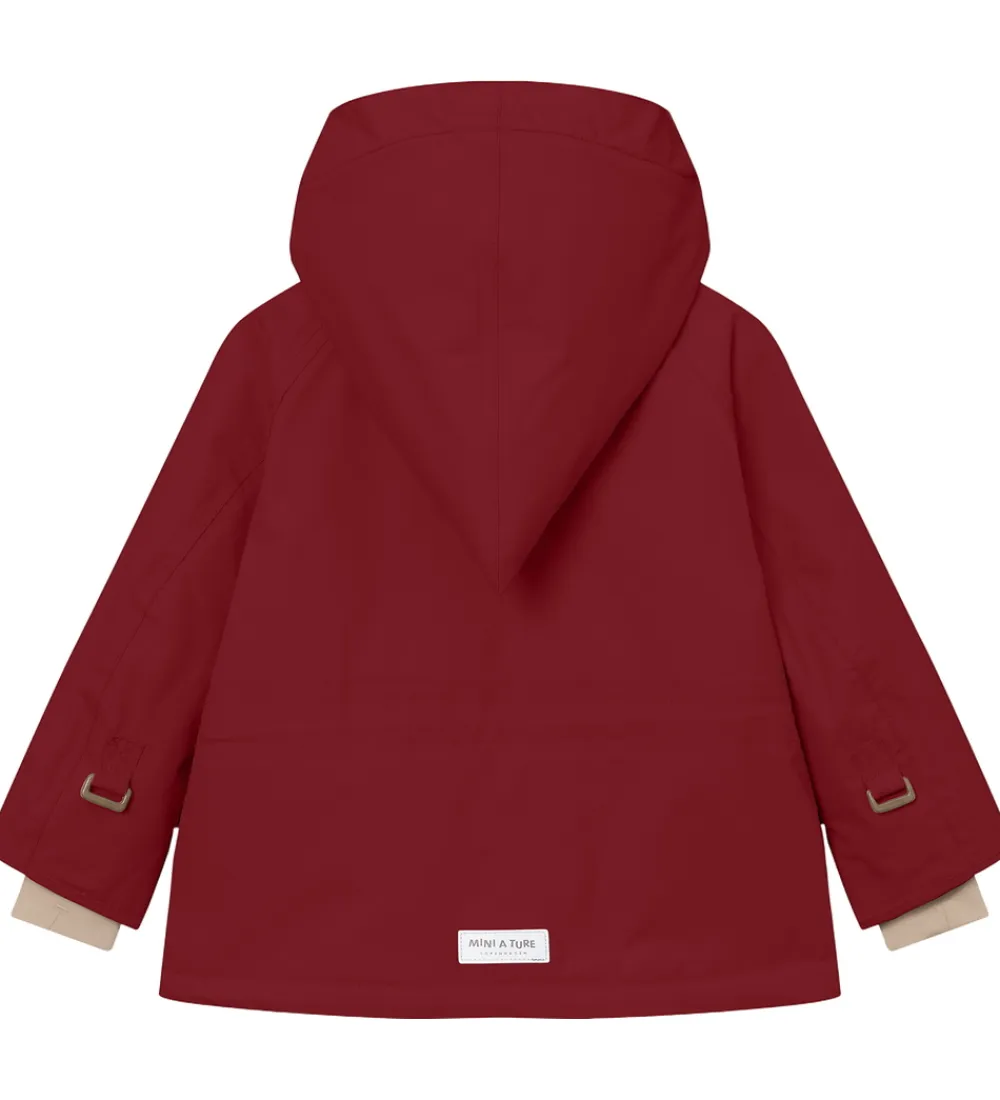 Vinterjakke - MatWang Fleece - Red Merlot|Mini A Ture New