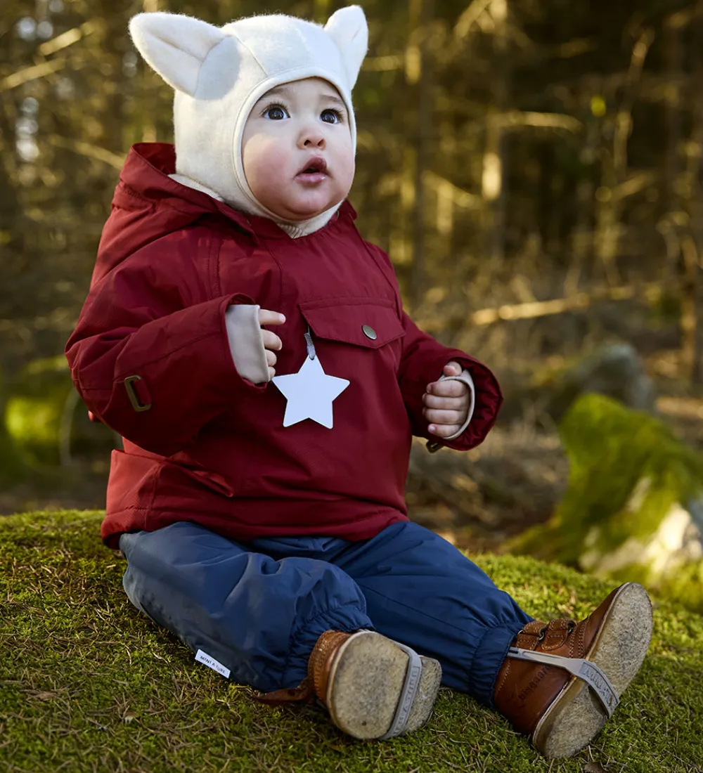 Vinterjakke - MatWang Fleece - Red Merlot|Mini A Ture New