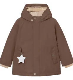 Vinterjakke - MatWally Fleece - Chestnut Brown|Mini A Ture