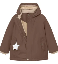 Vinterjakke - MatWally Fleece - Chestnut Brown|Mini A Ture