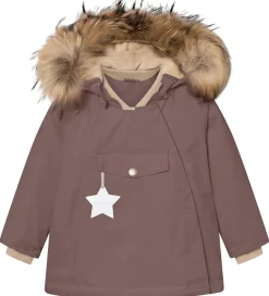 Vinterjakke - MatWang Fleece/Fur - Peppercorn Plum|Mini A Ture Discount