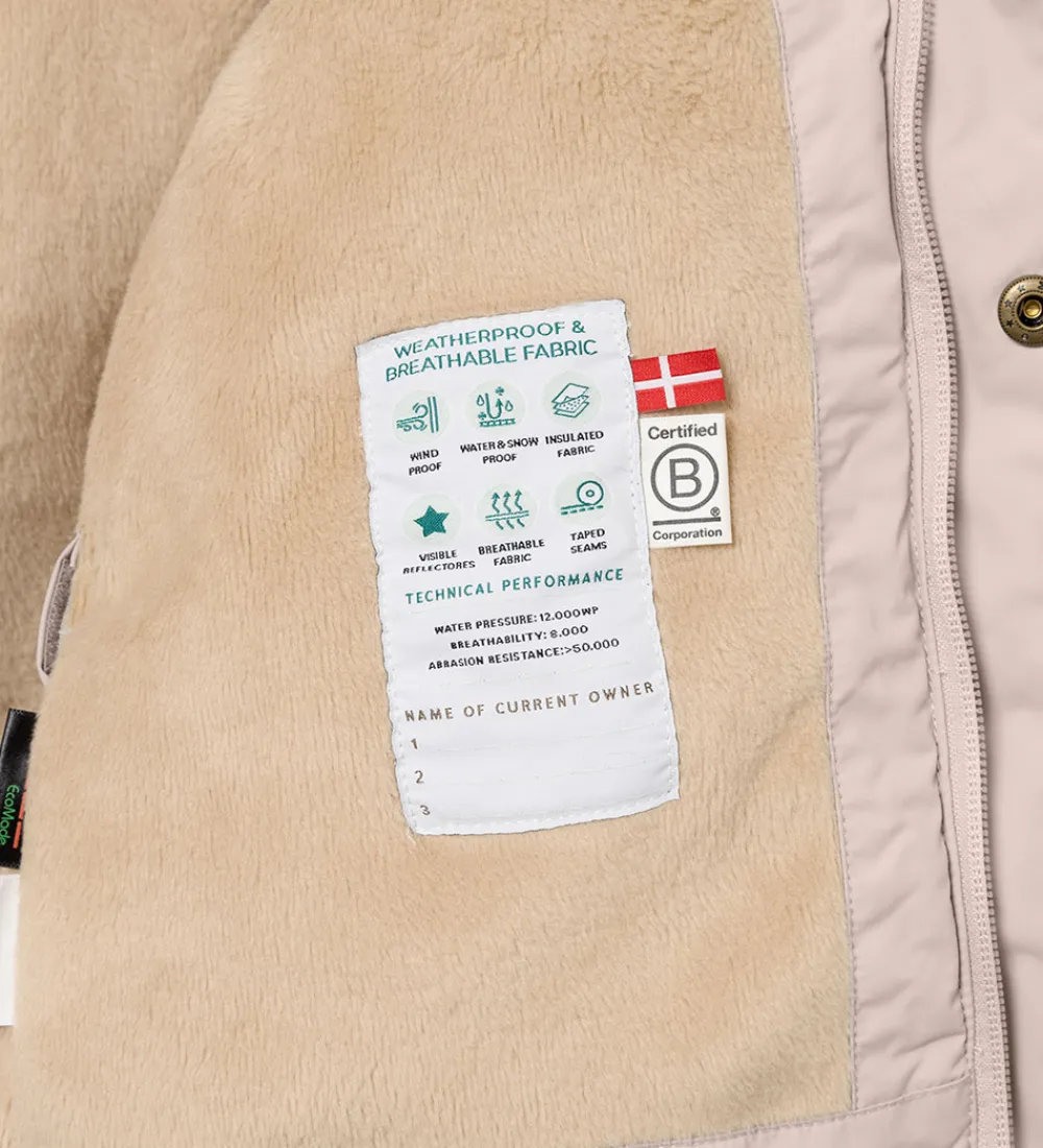 Vinterjakke - MatWally Fleece - Cloudy Rose|Mini A Ture Outlet