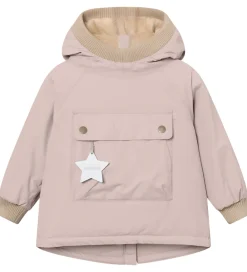 Vinterjakke - MatBaby Wen Fleece Anorak - Cloudy Ros|Mini A Ture Best