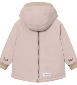 Vinterjakke - MatBaby Wen Fleece Anorak - Cloudy Ros|Mini A Ture Best