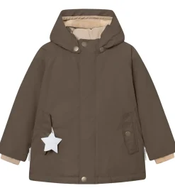 Vinterjakke - MatWally Fleece - Tarmac green|Mini A Ture Online