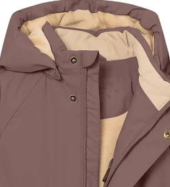 Vinterjakke - MatVikania Fleece - Peppercorn Plum|Mini A Ture Discount