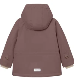 Vinterjakke - MatWally Fleece - Peppercorn Plum|Mini A Ture