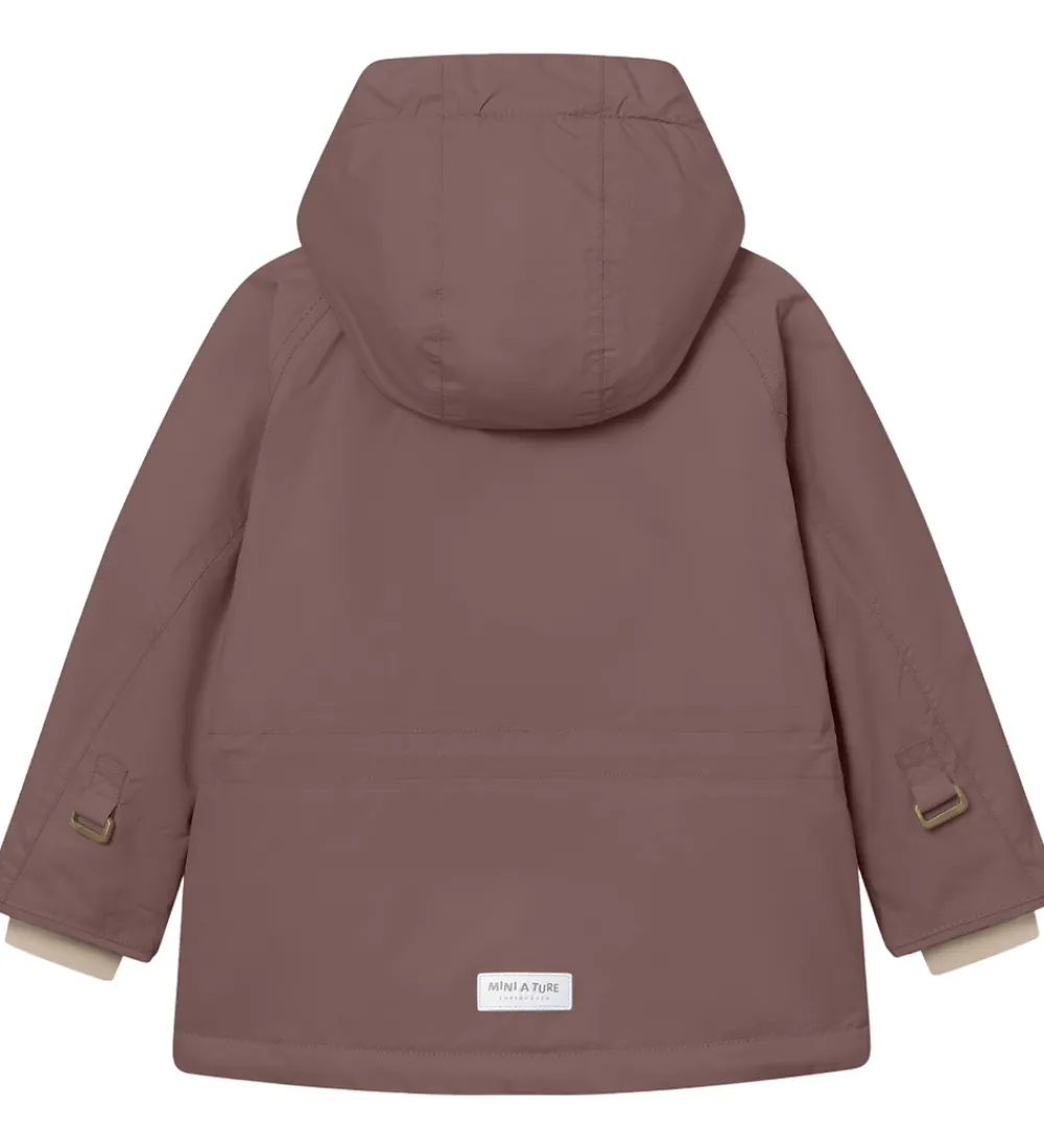 Vinterjakke - MatWally Fleece - Peppercorn Plum|Mini A Ture