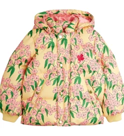 Dynejakke - Alpine Flowers - Gul|Mini Rodini Hot