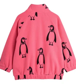 Fleecejakke - Penguin - Pink|Mini Rodini