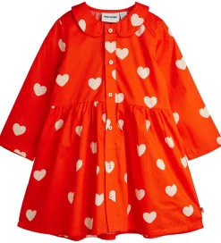 Kjole - Hearts - Rød|Mini Rodini Clearance