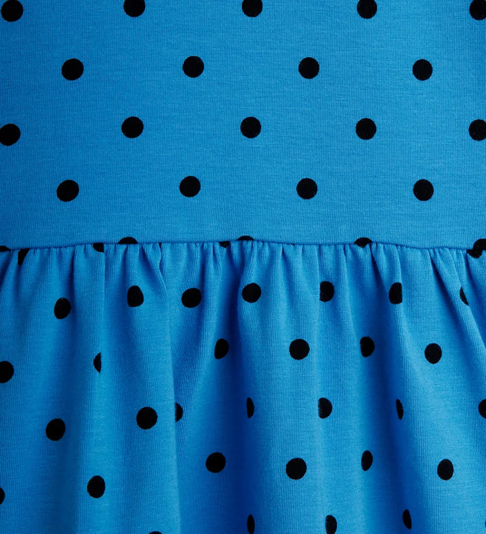 Kjole - Polka Dots - Blå|Mini Rodini New
